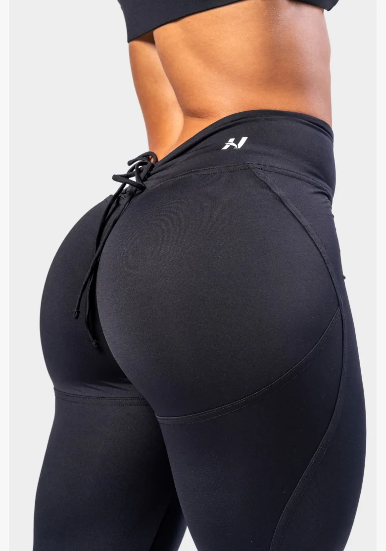 NEBBIA • NEBBIA Leggings modellanti con lacci STRONG BEAUTY neri • Nebshop.cz