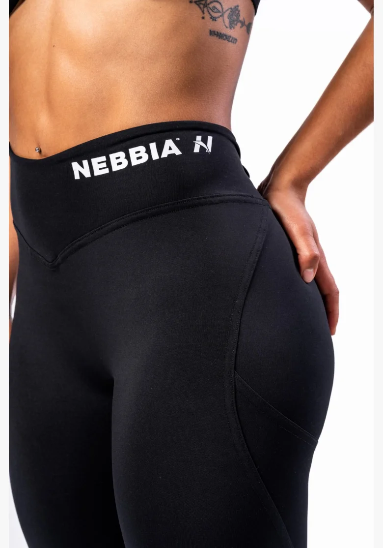 NEBBIA • NEBBIA Leggings modellanti con lacci STRONG BEAUTY neri • Nebshop.cz