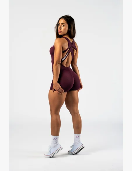 NEBBIA • NEBBIA Body modellante fitness STRONG BEAUTY bordeaux • Nebshop.it