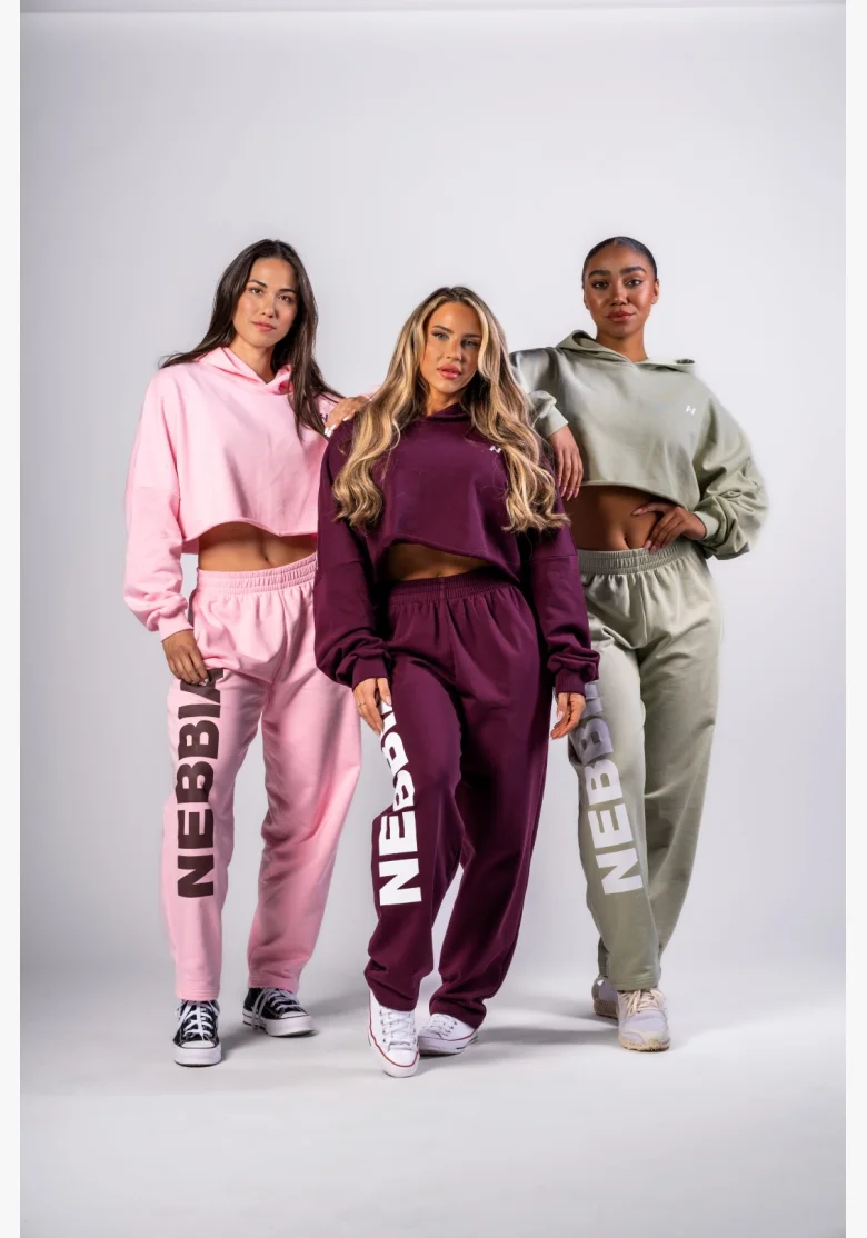 NEBBIA • NEBBIA Pantaloni baggy boyfriend rosa • Nebshop.cz