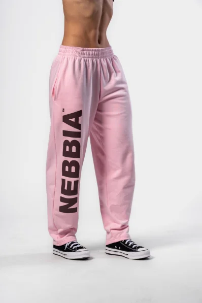 NEBBIA • NEBBIA Pantaloni baggy boyfriend rosa • Nebshop.cz