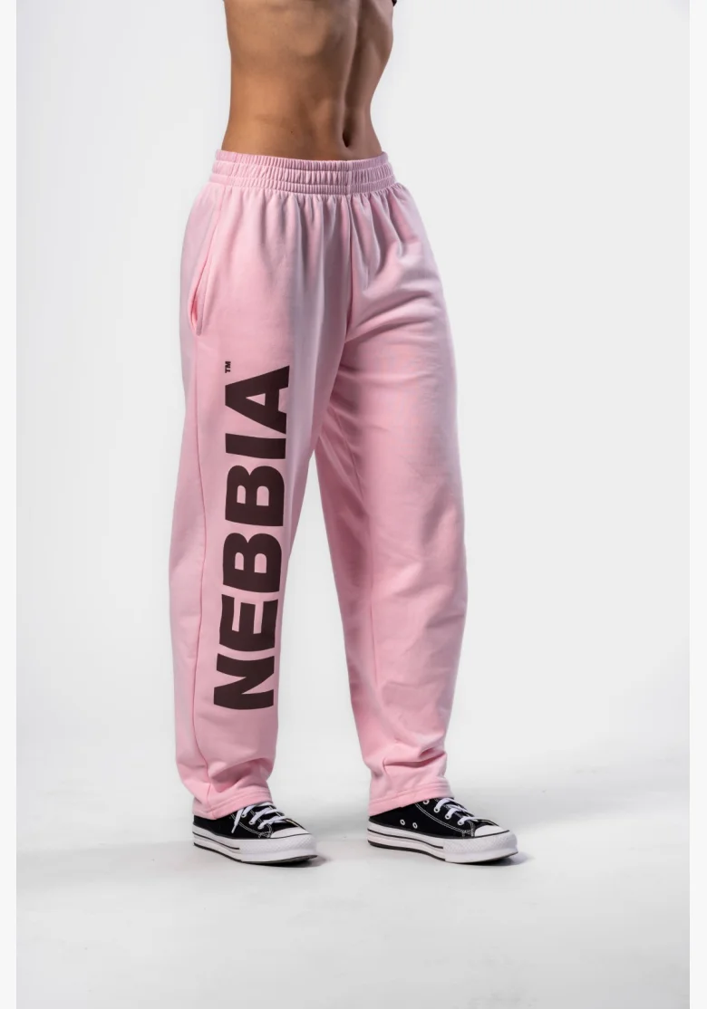 NEBBIA • NEBBIA Pantaloni baggy boyfriend rosa • Nebshop.cz