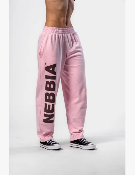 NEBBIA • NEBBIA Pantaloni baggy boyfriend rosa • Nebshop.cz
