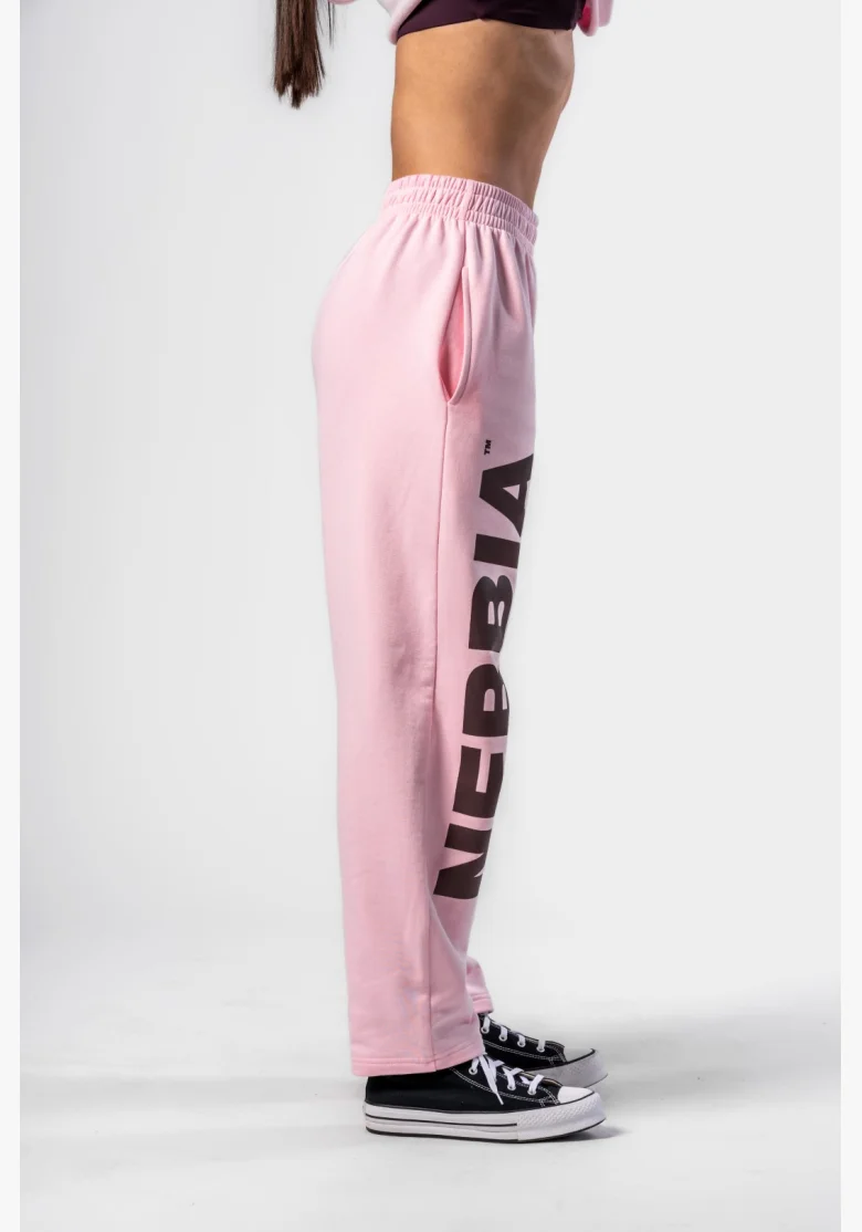 NEBBIA • NEBBIA Pantaloni baggy boyfriend rosa • Nebshop.cz
