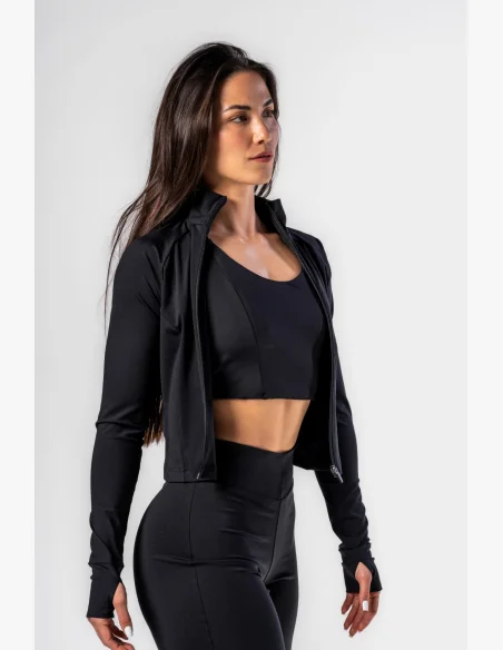NEBBIA • NEBBIA Deni x NEBBIA Fitness tracktop con zip • Nebshop.cz