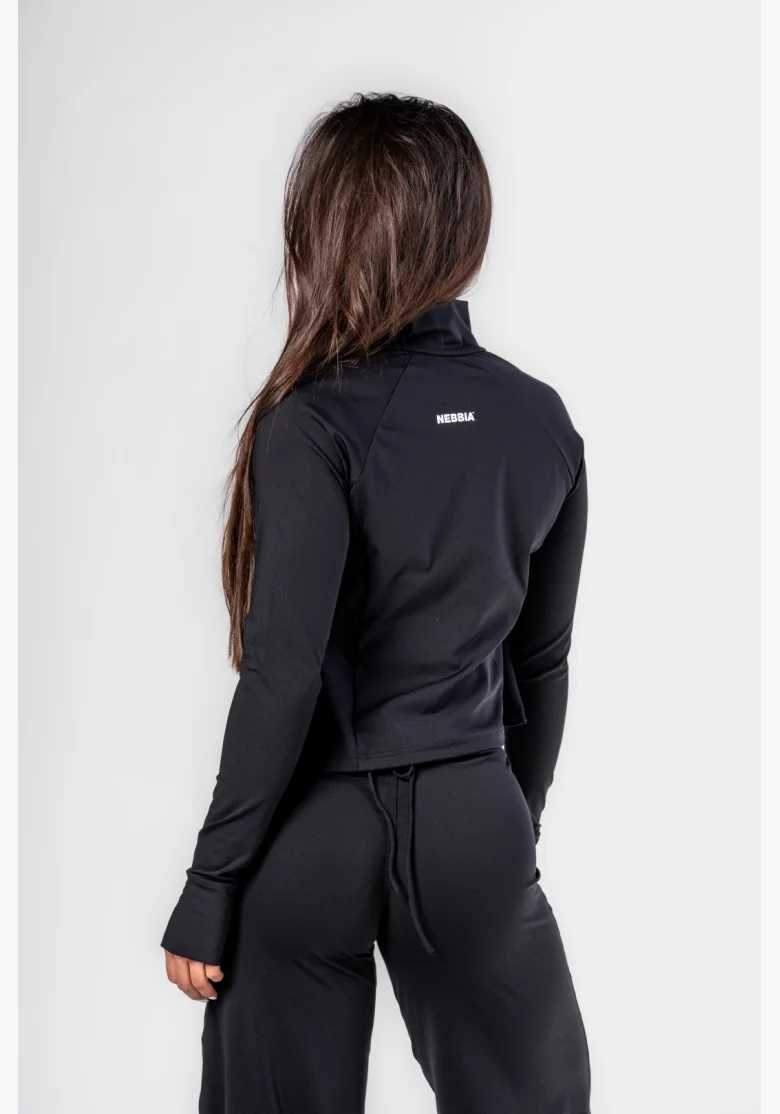 NEBBIA • NEBBIA Deni x NEBBIA Fitness tracktop con zip • Nebshop.cz