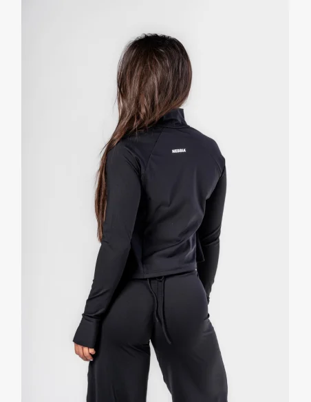 NEBBIA • NEBBIA Deni x NEBBIA Fitness tracktop con zip • Nebshop.cz