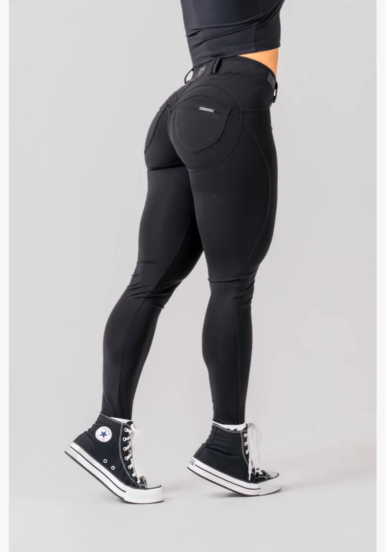 NEBBIA • NEBBIA Bubble Butt leggings 2.0 MAXIMUM PUSH-UP nere • Nebshop.cz