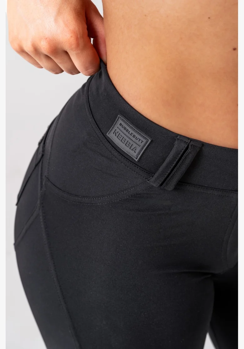 NEBBIA • NEBBIA Bubble Butt leggings 2.0 MAXIMUM PUSH-UP nere • Nebshop.cz