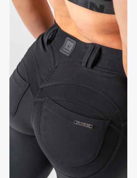 NEBBIA • NEBBIA Bubble Butt leggings 2.0 MAXIMUM PUSH-UP nere • Nebshop.cz