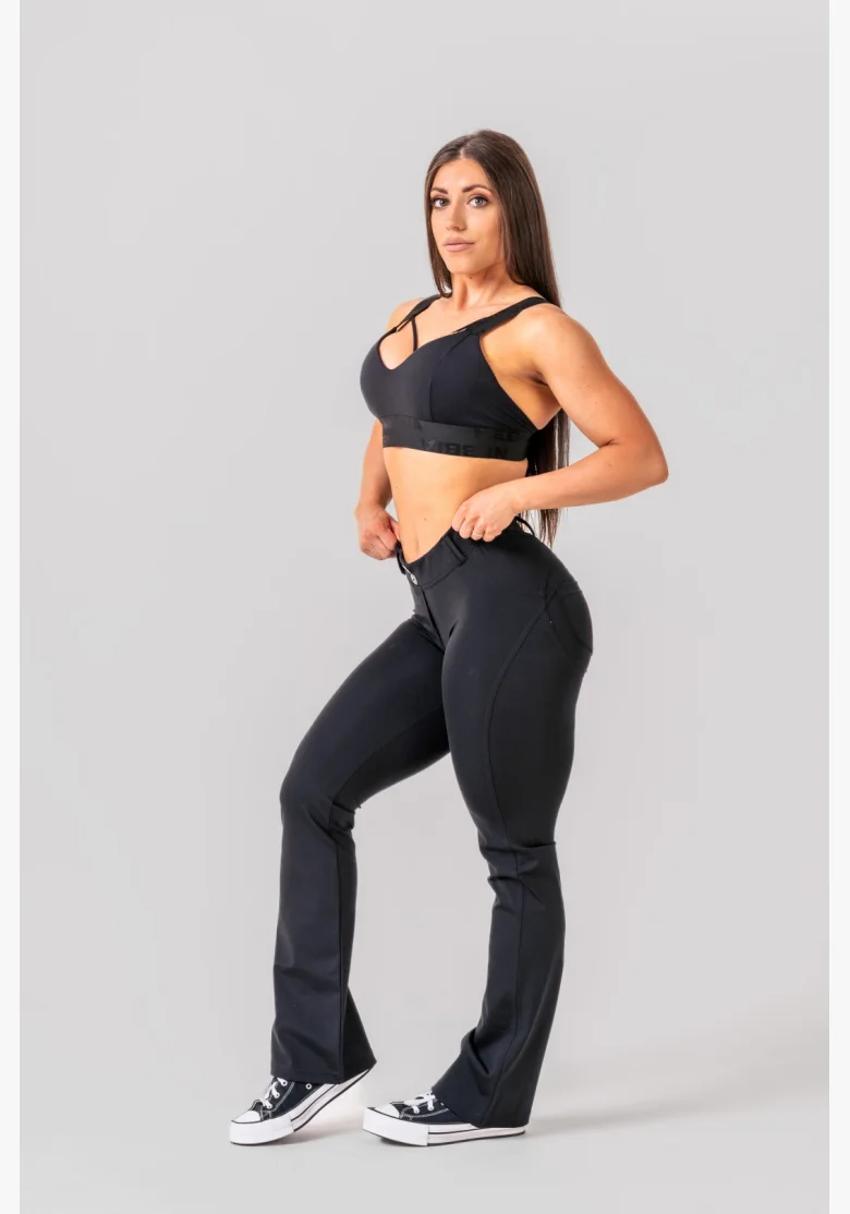 NEBBIA • NEBBIA Leggings Flared Bubble Butt 2.0 POWER LIFT neri • NebShop