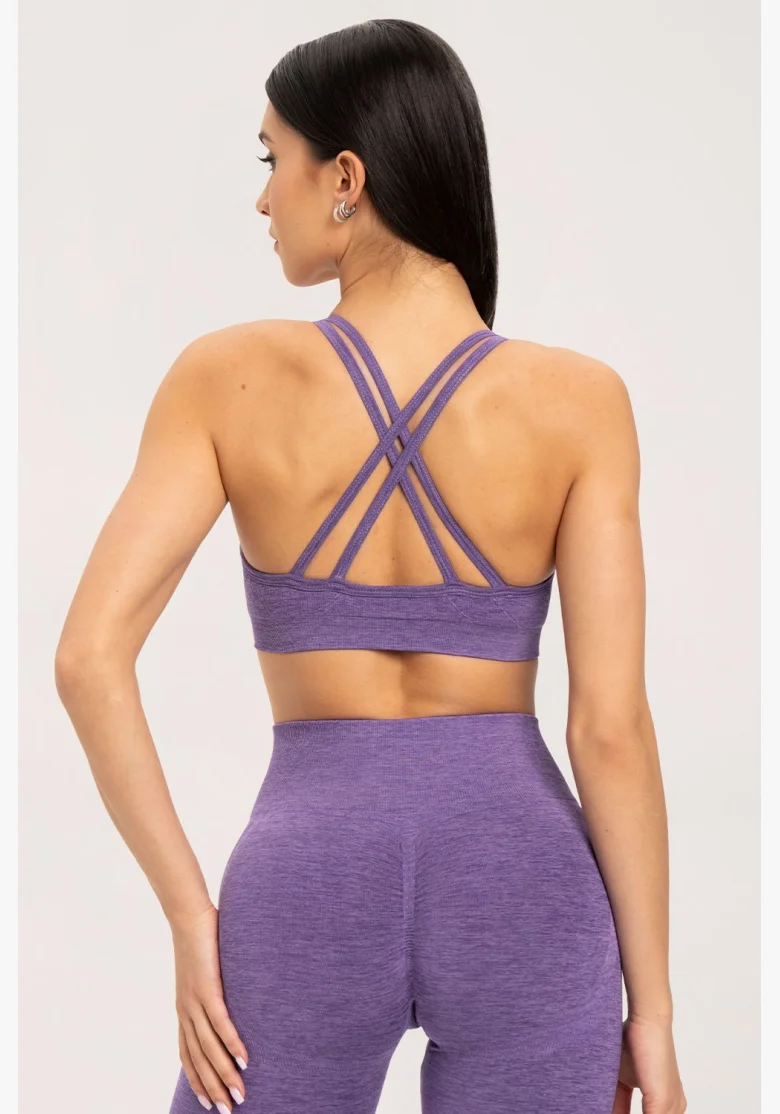 Gym Glamour Reggiseno seamless Violet • NebShop
