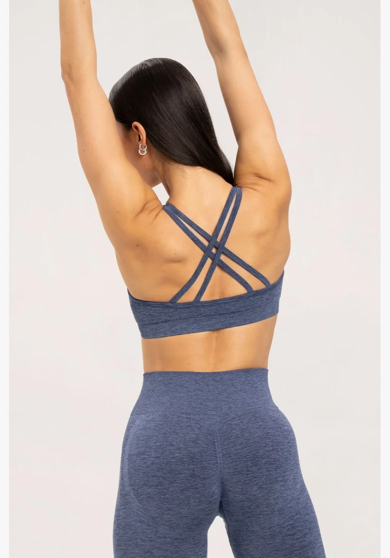 Gym Glamour Bra seamless Dark Blue • NebShop