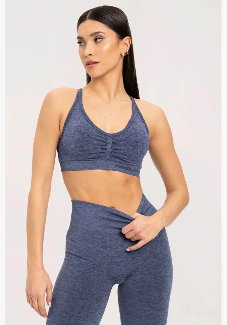 Gym Glamour Bra seamless Dark Blue • NebShop