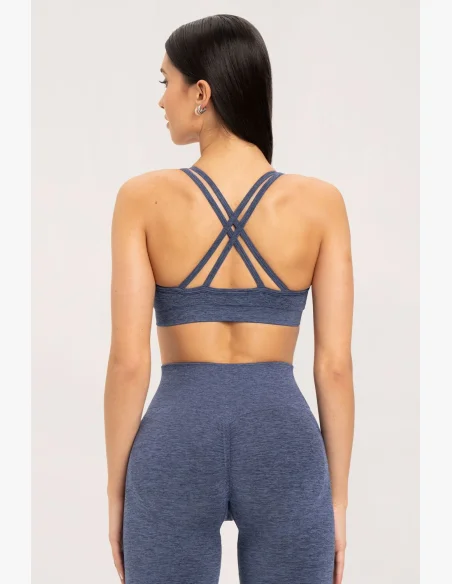 Gym Glamour Bra seamless Dark Blue • NebShop