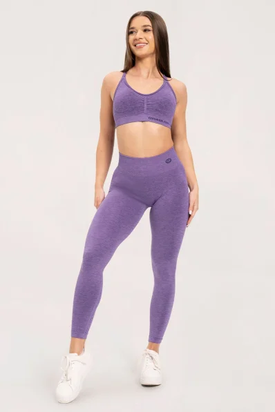 Gym Glamour Leggings seamless deep push up Violet • NebShop