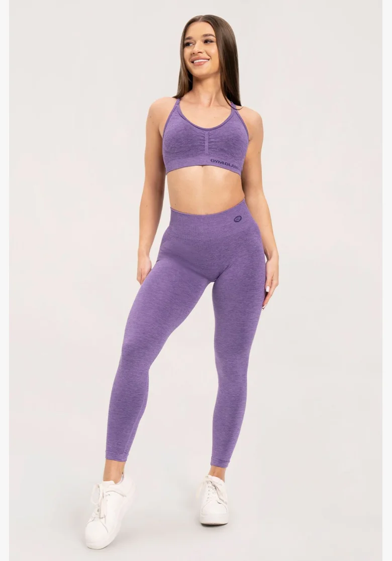 Gym Glamour Leggings seamless deep push up Violet • NebShop