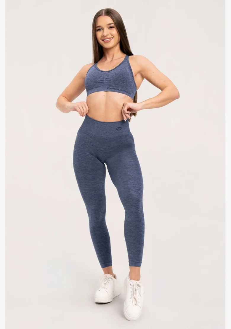 Gym Glamour Leggings seamless deep push up Dark Blue • NebShop
