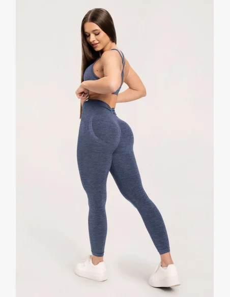 Gym Glamour Leggings seamless deep push up Dark Blue • NebShop