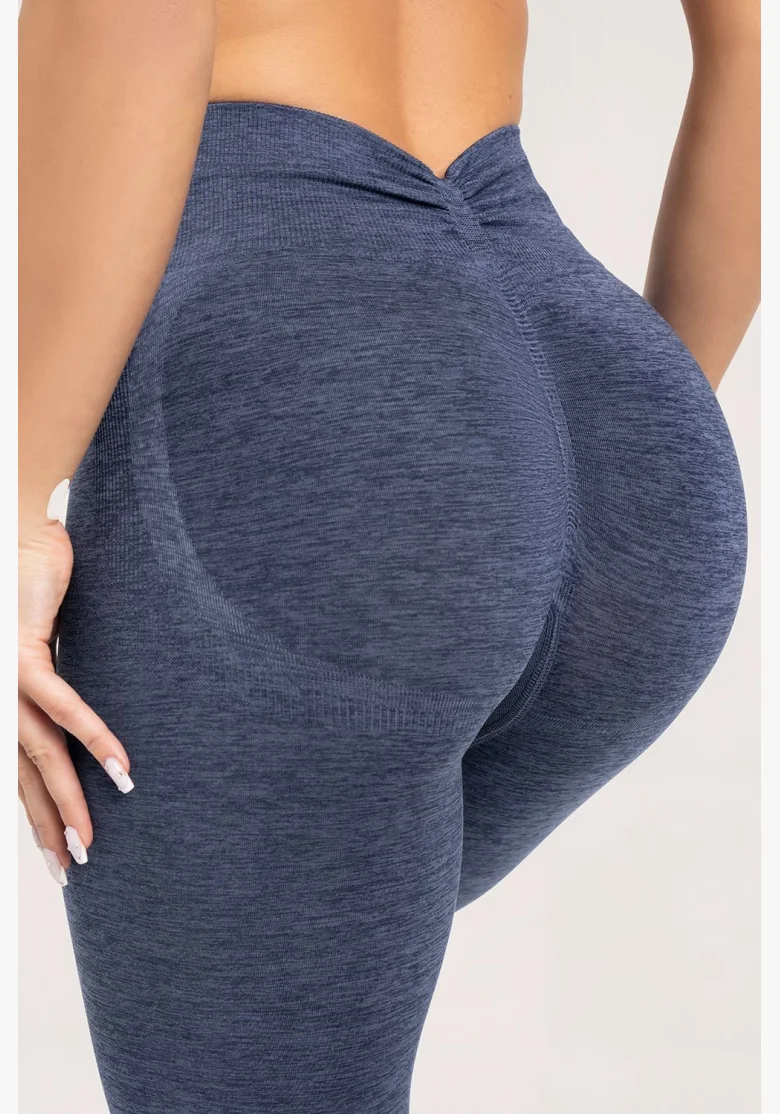 Gym Glamour Leggings seamless deep push up Dark Blue • NebShop