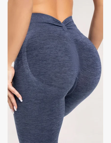 Gym Glamour Leggings seamless deep push up Dark Blue • NebShop