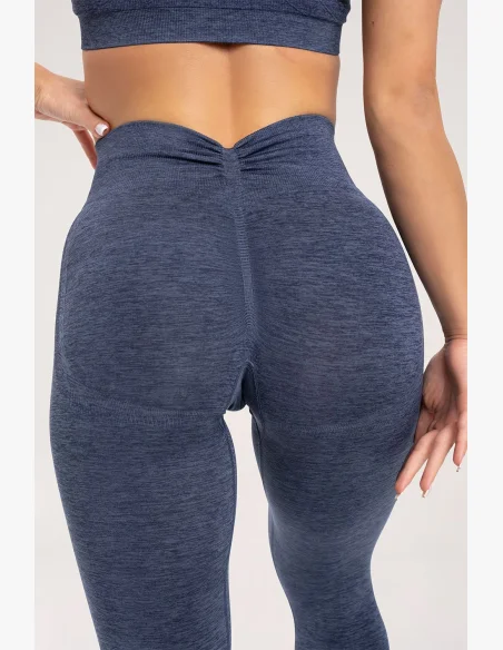 Gym Glamour Leggings seamless deep push up Dark Blue • NebShop