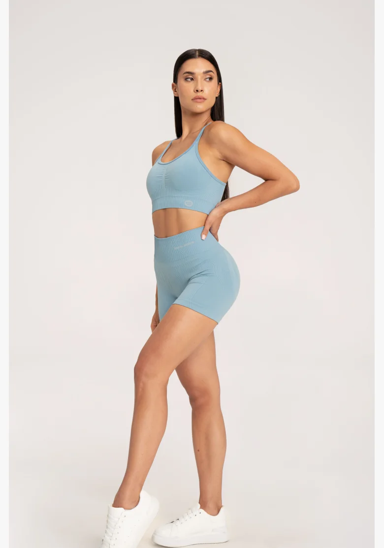 Gym Glamour Pantaloni push up 2.0 Blue Lagoon • NebShop