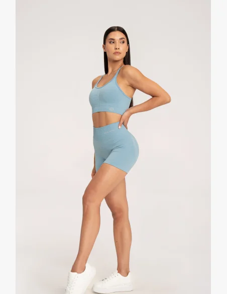 Gym Glamour Pantaloni push up 2.0 Blue Lagoon • NebShop