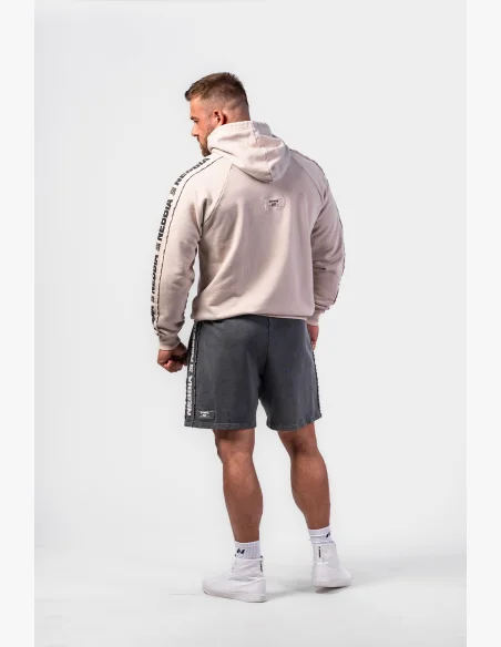 NEBBIA • NEBBIA Pantaloni corti felpati LEGEND neri • NebShop