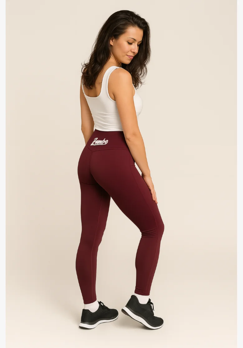 ZOMBE • ZOMBE Push Up Leggings bordeaux • NebShop