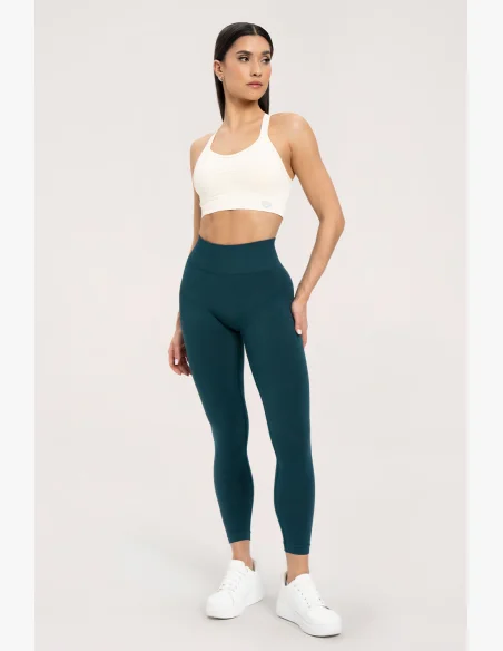 Gym Glamour Leggings flessibili 2.0 Bottle Green • NebShop