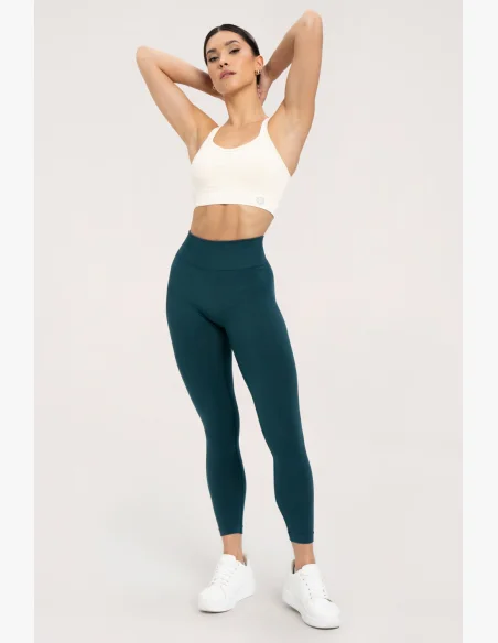 Gym Glamour Leggings flessibili 2.0 Bottle Green • NebShop