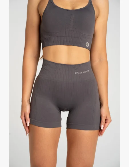 Gym Glamour Pantaloni push up 2.0 Dark Silver • NebShop