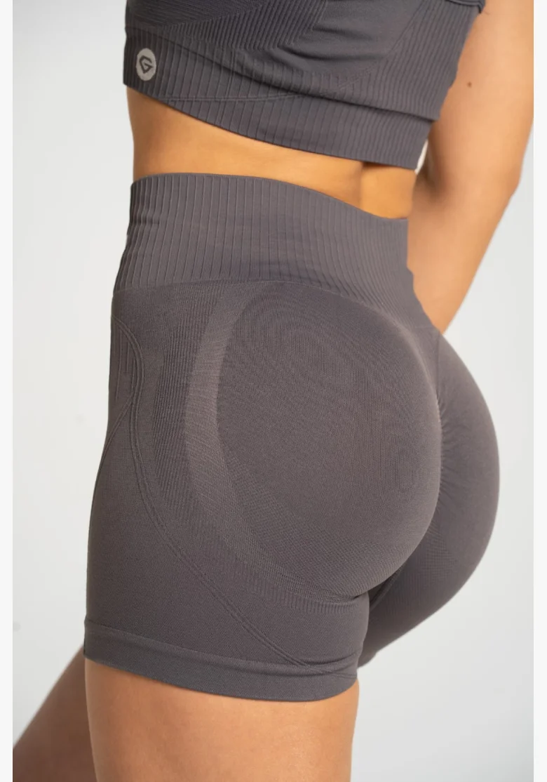 Gym Glamour Pantaloni push up 2.0 Dark Silver • NebShop