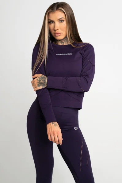 GYM GLAMOUR • Gym Glamour Top a maniche lunghe Mysterioso • NebShop