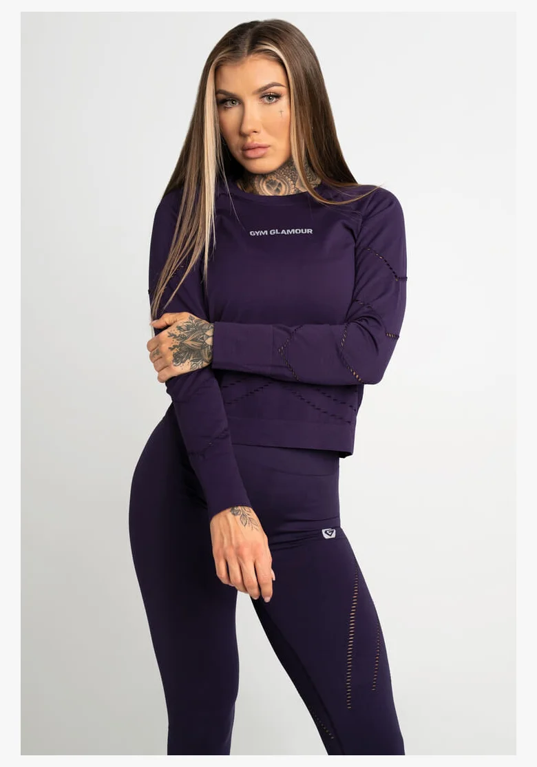 GYM GLAMOUR • Gym Glamour Top a maniche lunghe Mysterioso • NebShop