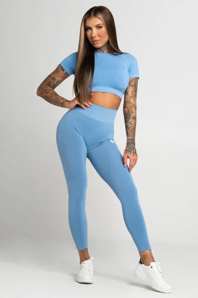 GYM GLAMOUR • Gym Glamour Leggings Second Skin Blue • NebShop
