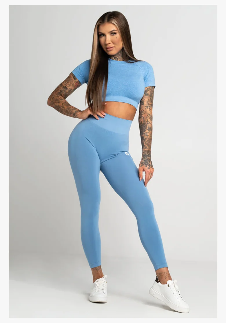 GYM GLAMOUR • Gym Glamour Leggings Second Skin Blue • NebShop