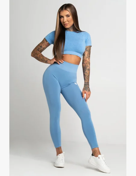 GYM GLAMOUR • Gym Glamour Leggings Second Skin Blue • NebShop