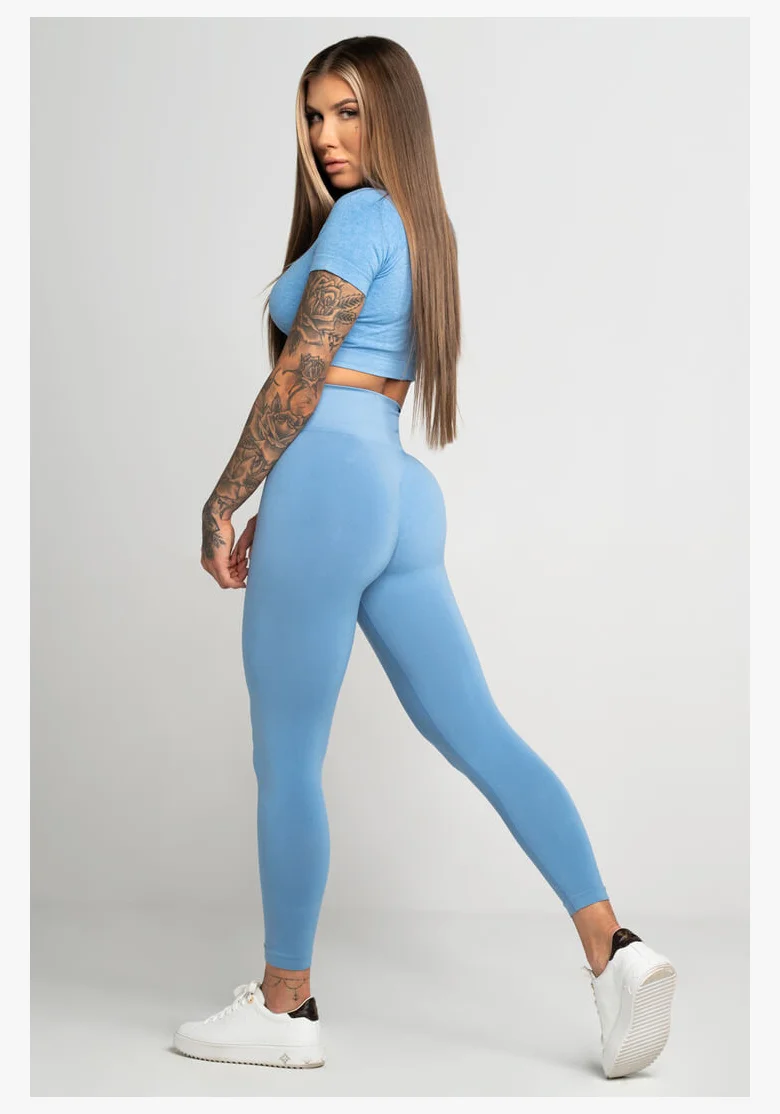 GYM GLAMOUR • Gym Glamour Leggings Second Skin Blue • NebShop