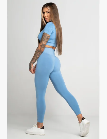 GYM GLAMOUR • Gym Glamour Leggings Second Skin Blue • NebShop