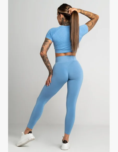 GYM GLAMOUR • Gym Glamour Leggings Second Skin Blue • NebShop