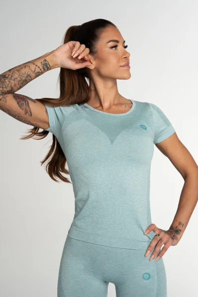 GYM GLAMOUR • Gym Glamour Top Fusion Green • NebShop