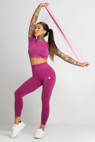 GYM GLAMOUR • Gym Glamour Leggings Second Skin Pink • NebShop 2