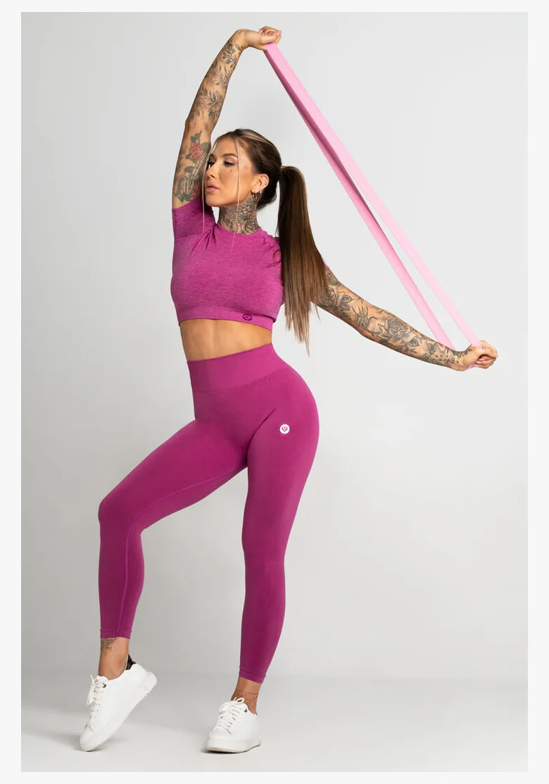 GYM GLAMOUR • Gym Glamour Leggings Second Skin Pink • NebShop