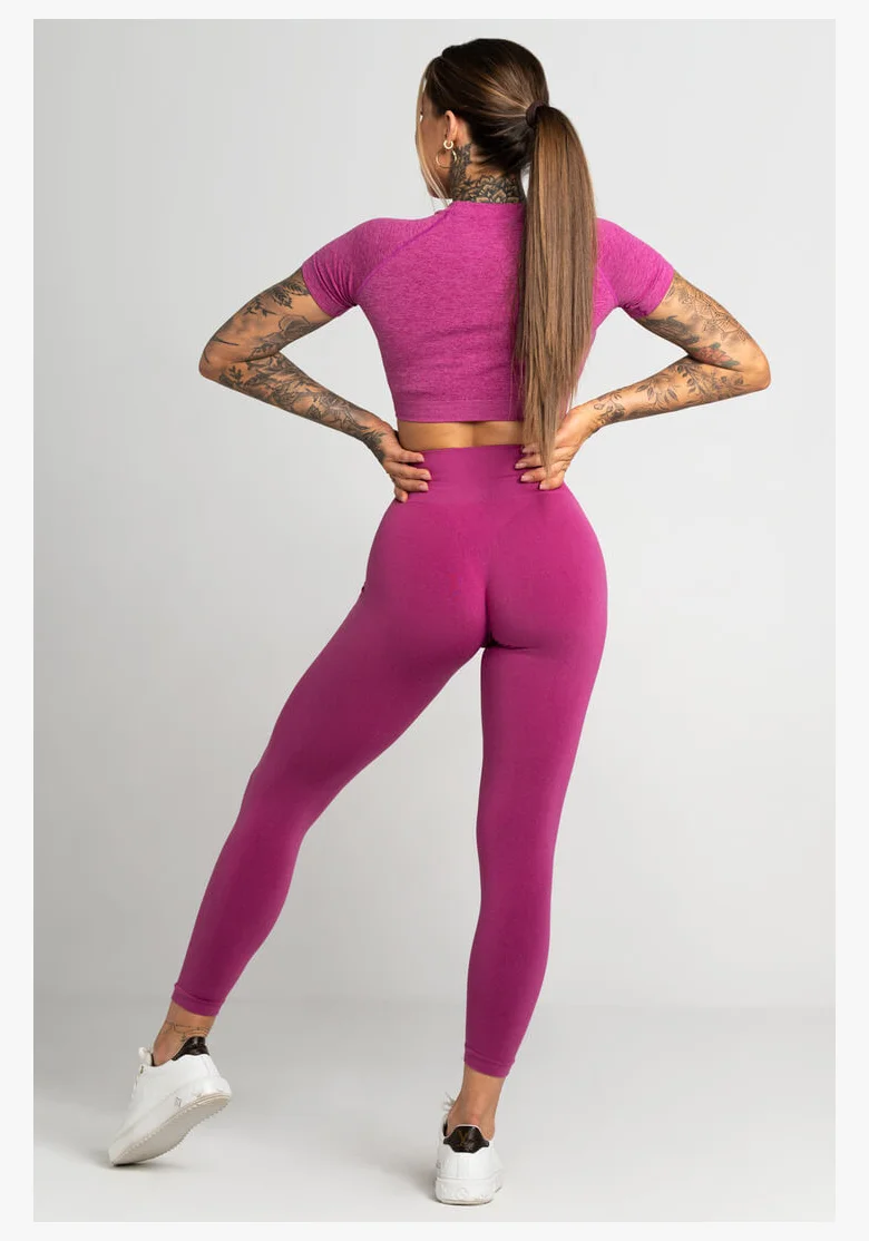GYM GLAMOUR • Gym Glamour Leggings Second Skin Pink • NebShop