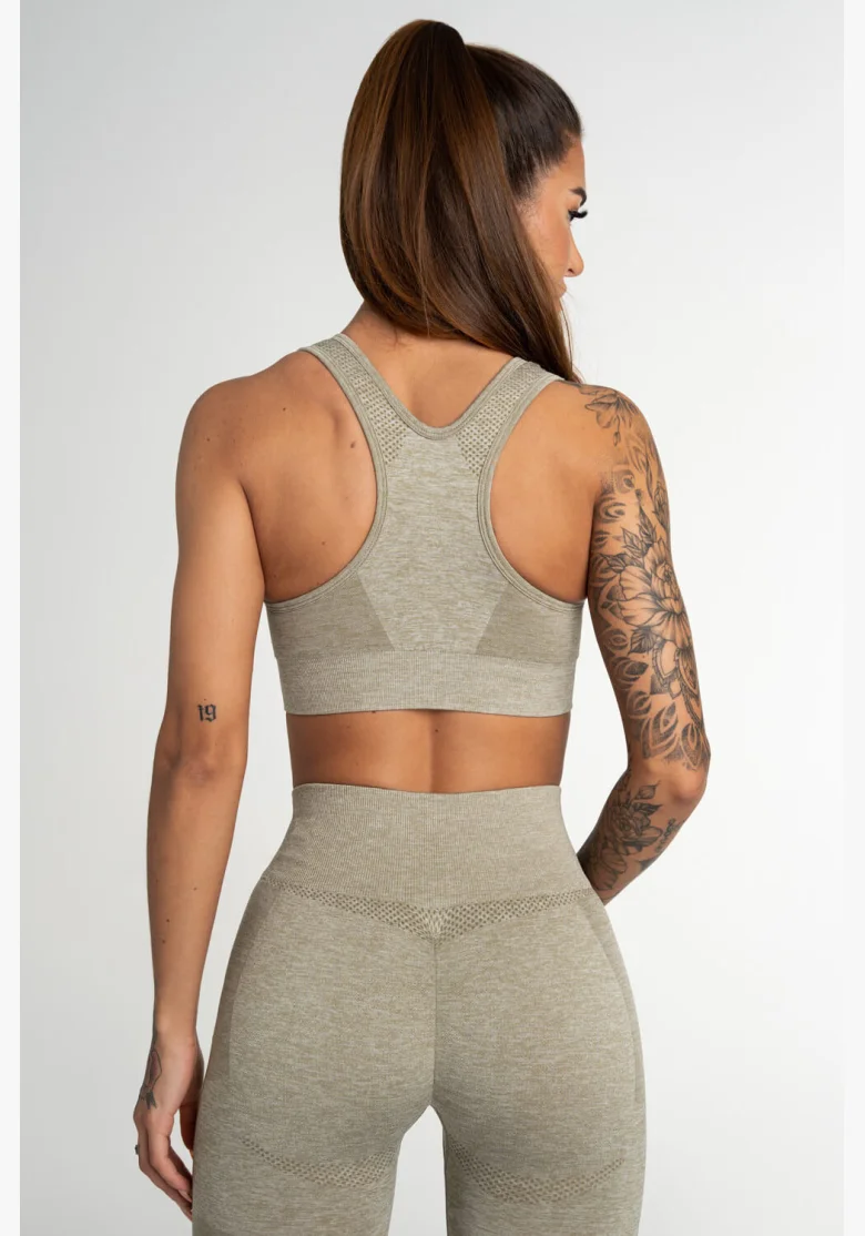 GYM GLAMOUR • Bra Fitness Fusion Khaki Gym Glamour • NebShop