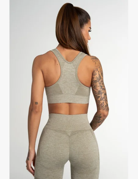 GYM GLAMOUR • Bra Fitness Fusion Khaki Gym Glamour • NebShop