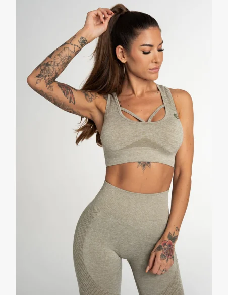 GYM GLAMOUR • Bra Fitness Fusion Khaki Gym Glamour • NebShop