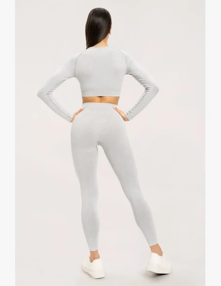 Gym Glamour Stone Washed bianche • NebShop